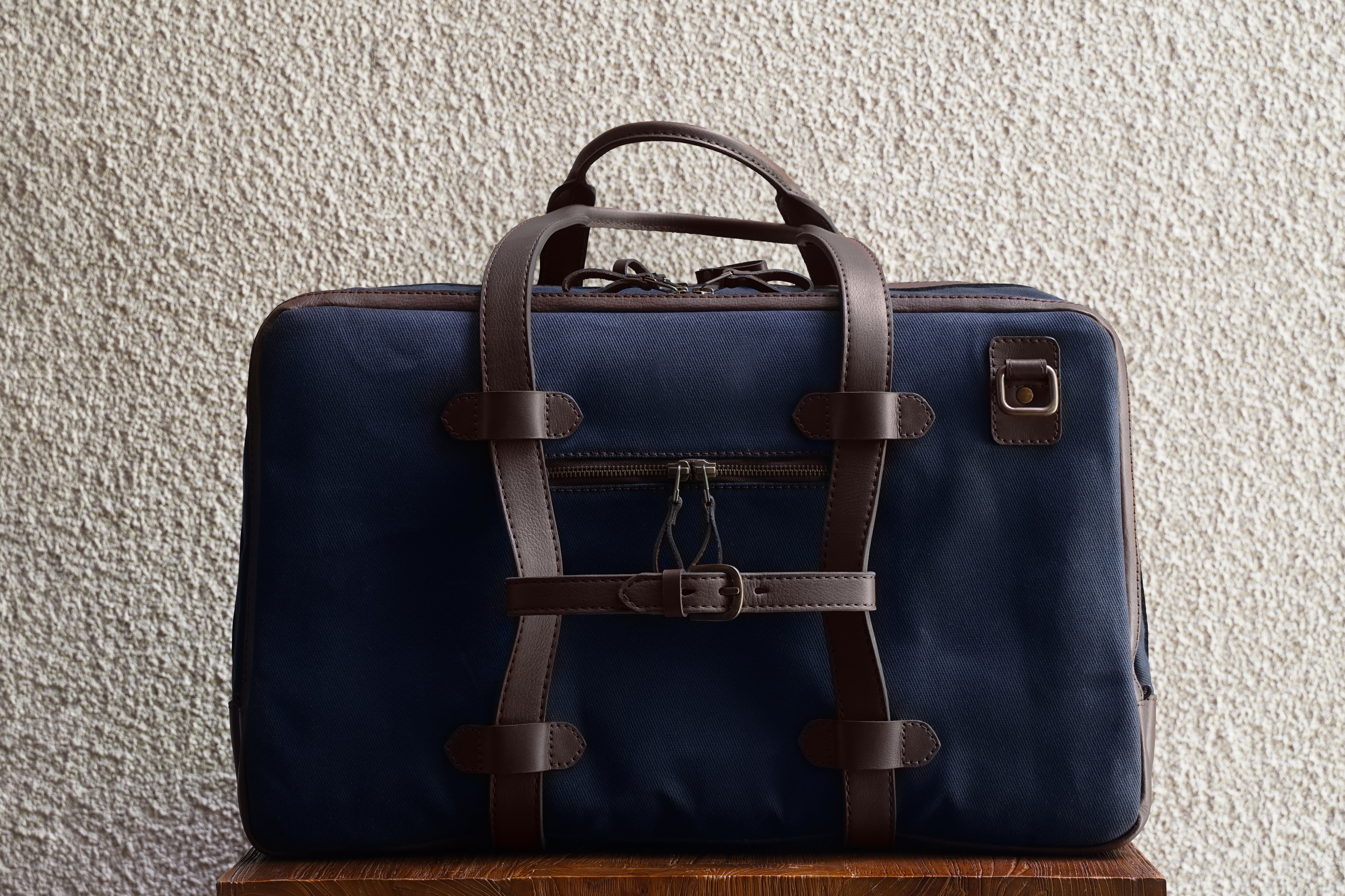 C.O. Travel/Navy - Waxed Twill