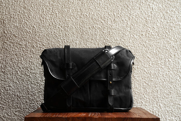 F.C. 15/Black - Waxed Twill - 3 Weeks Preorder