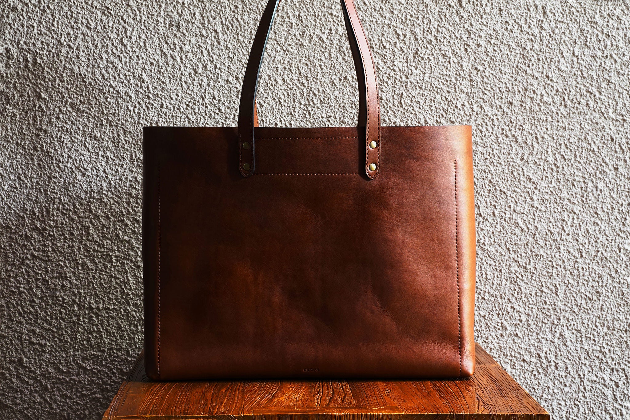 Wide Tote/Vintage Brown - 3 Weeks Preorder