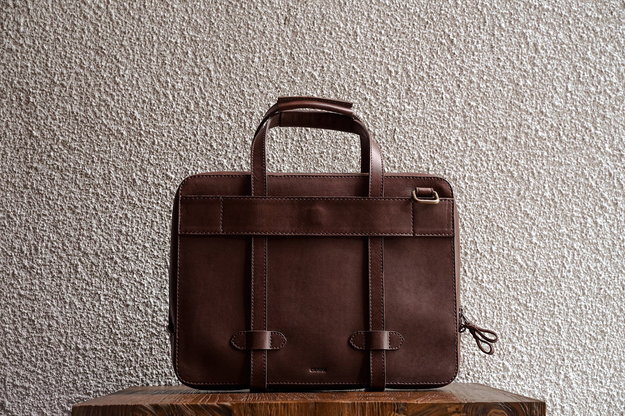 Traveling made easy with the luggage handle slot at the back.