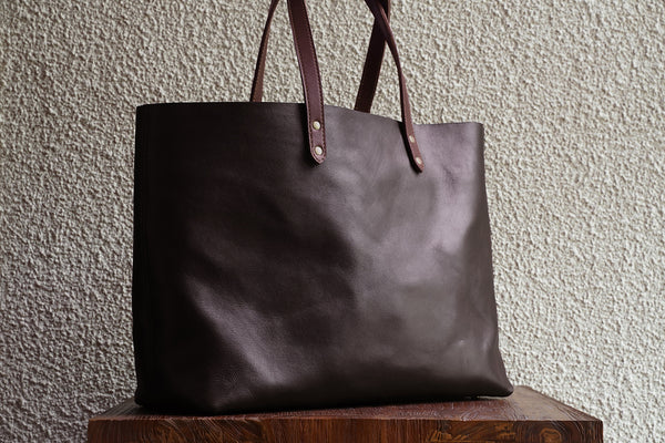 Wide Tote/Espresso - 3 Weeks Preorder