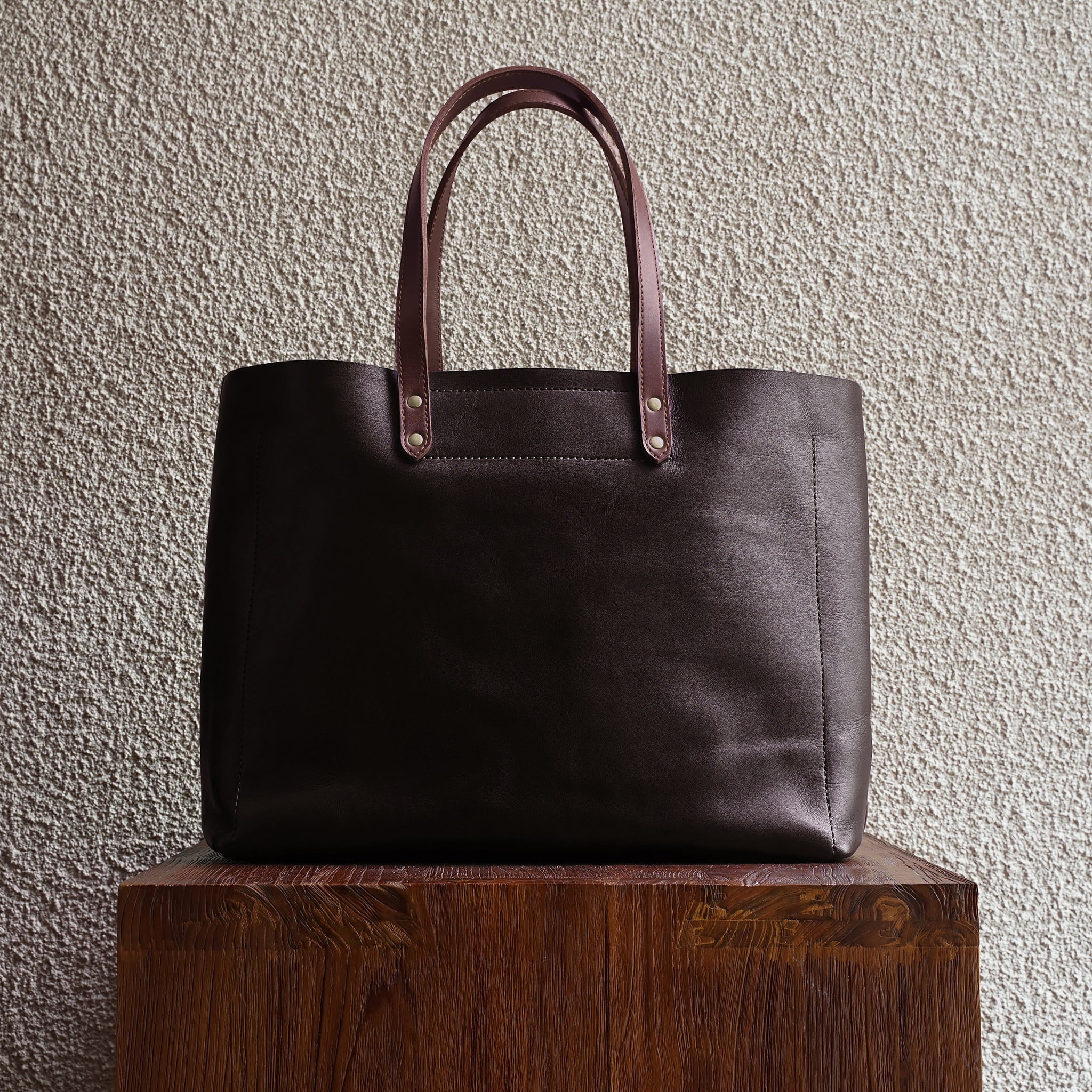 Wide Tote/Espresso - 3 Weeks Preorder