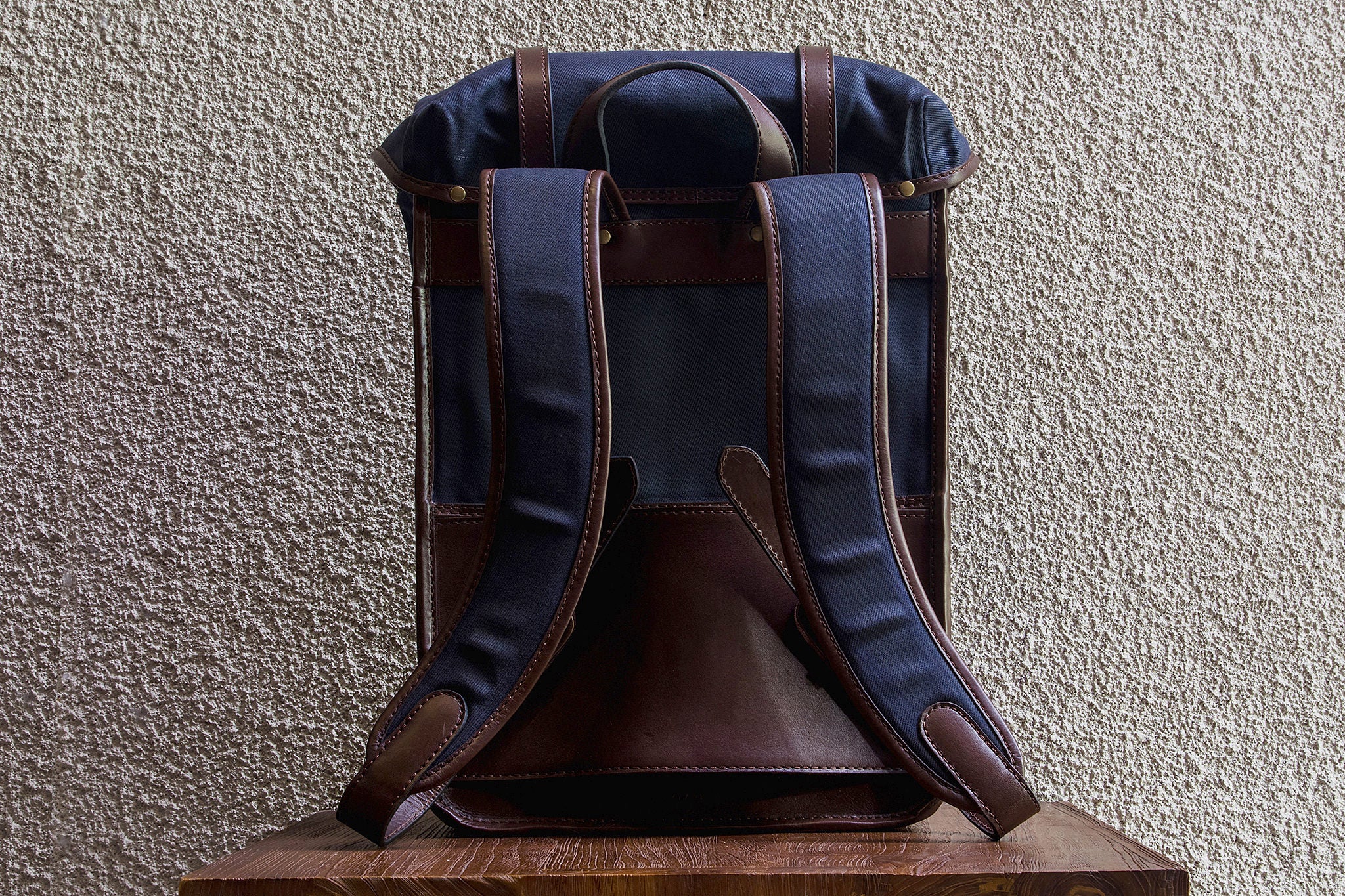 Daypack/Navy - Waxed Twill