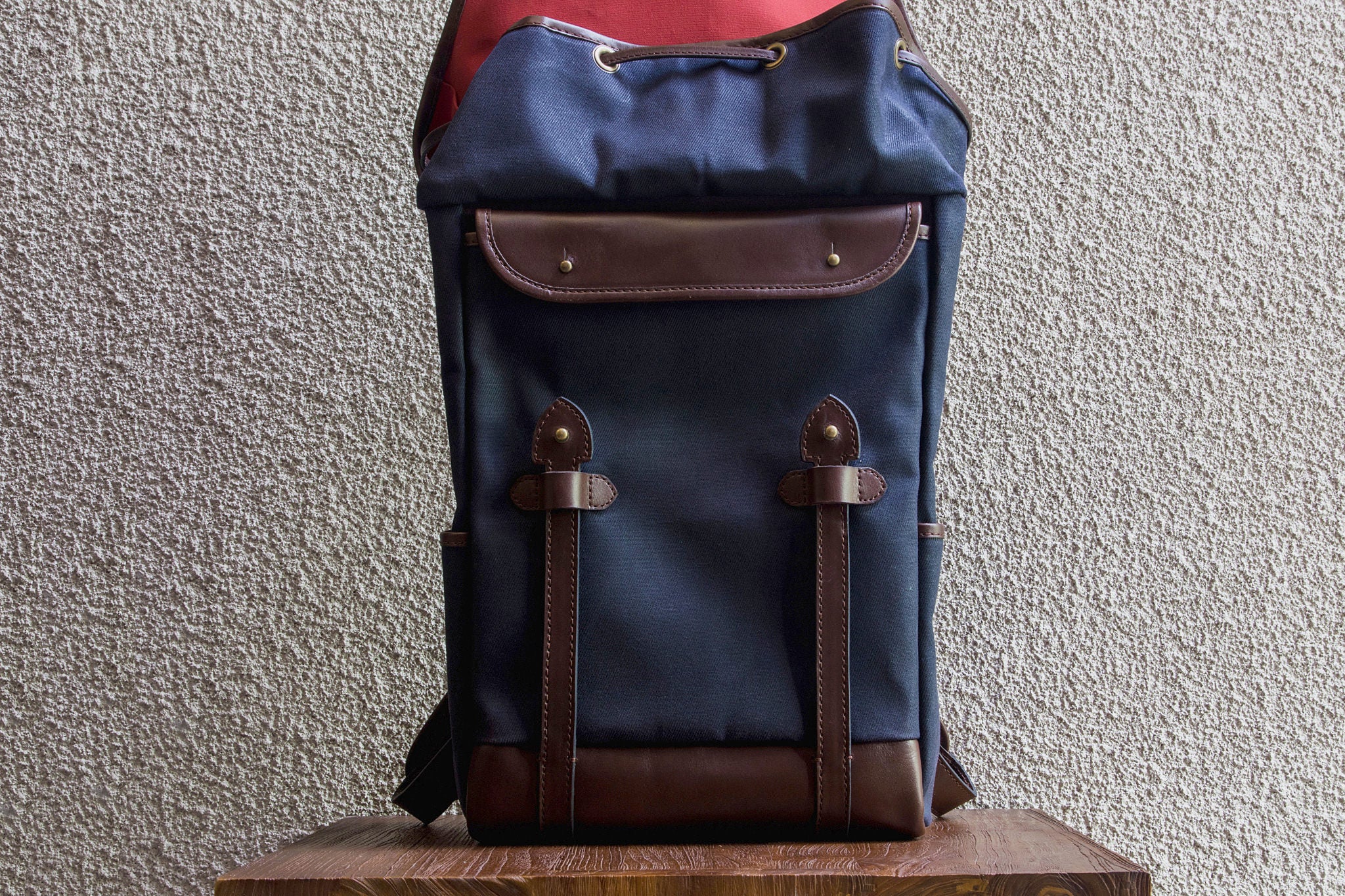 Daypack/Navy - Waxed Twill