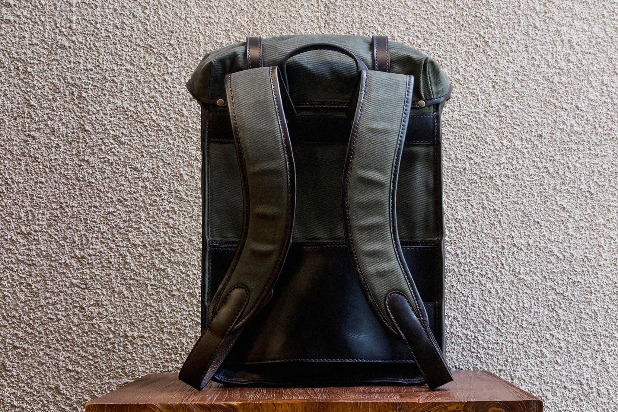 Daypack/Olive - Waxed Twill