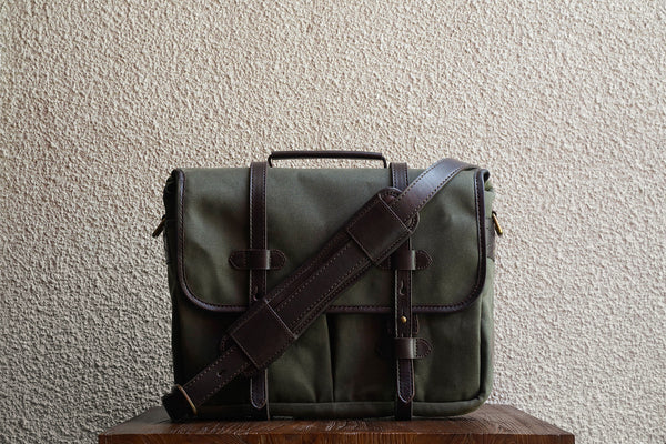 Rana 15/Olive - Waxed Twill